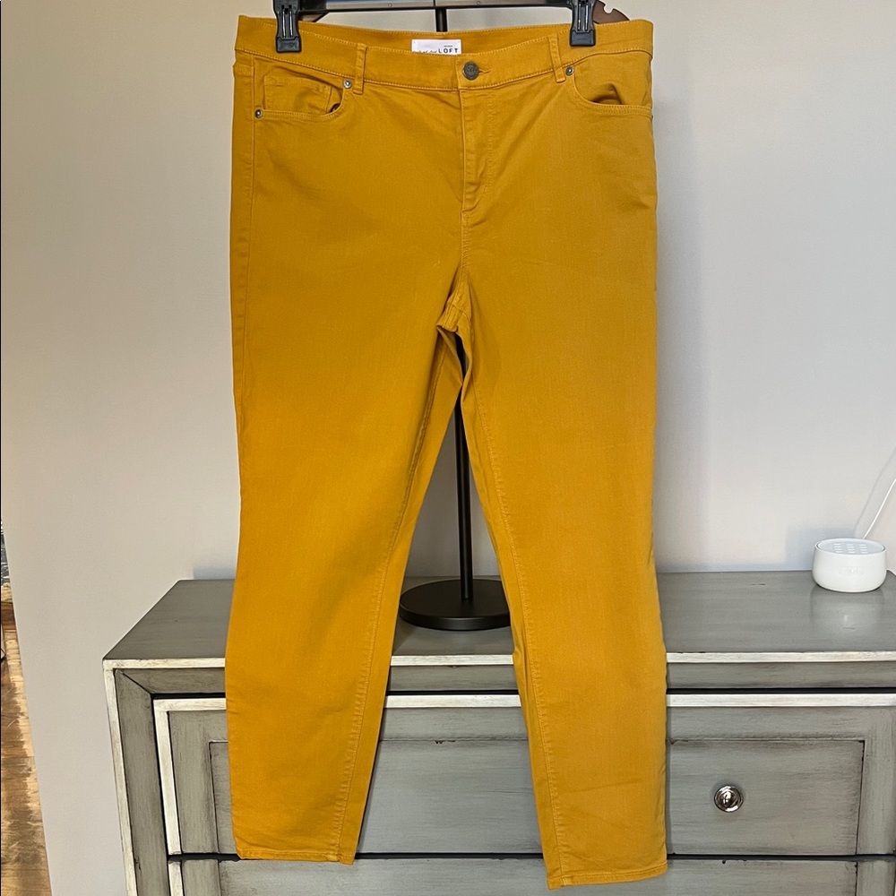 LOFT Golden Skinny Jeans